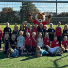 U8-U9-pigerne på fodboldweekend