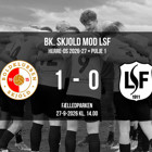 Senior 1:	Ideforladte Smørumdrenge taber 1-0 til Skjold i Fælledparken!