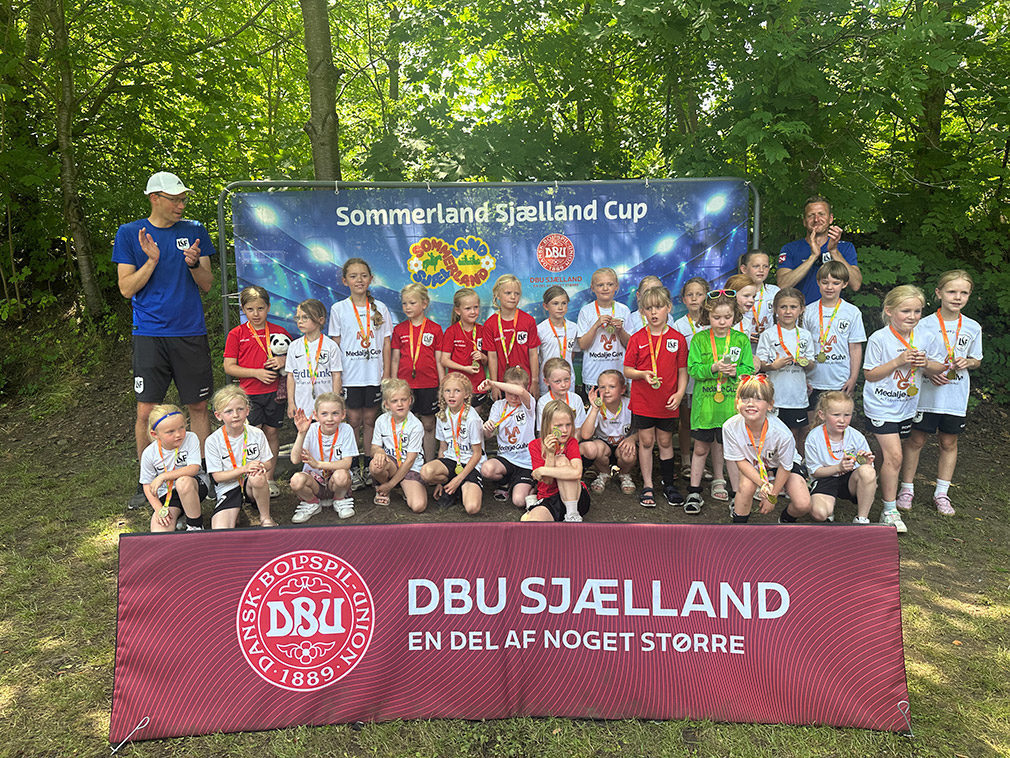 Rekordstor LSF-deltagelse for U7/U8-pigerne ved Sommerland Sjælland-stævne
