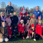 Jule og nytårs stemning i LSF hos U7-U8 pigerne
