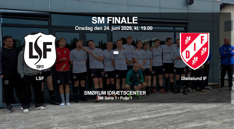 På onsdag spiller LSFs serie 1 hold finale om Sjællandsmesterskabet