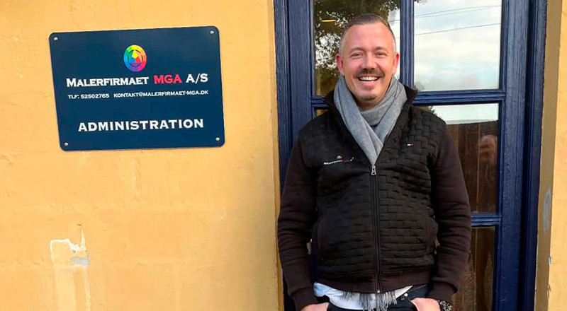 Malerfirmaet MGA (Mads Gianelli Andersson) – ny sponsor i LSF