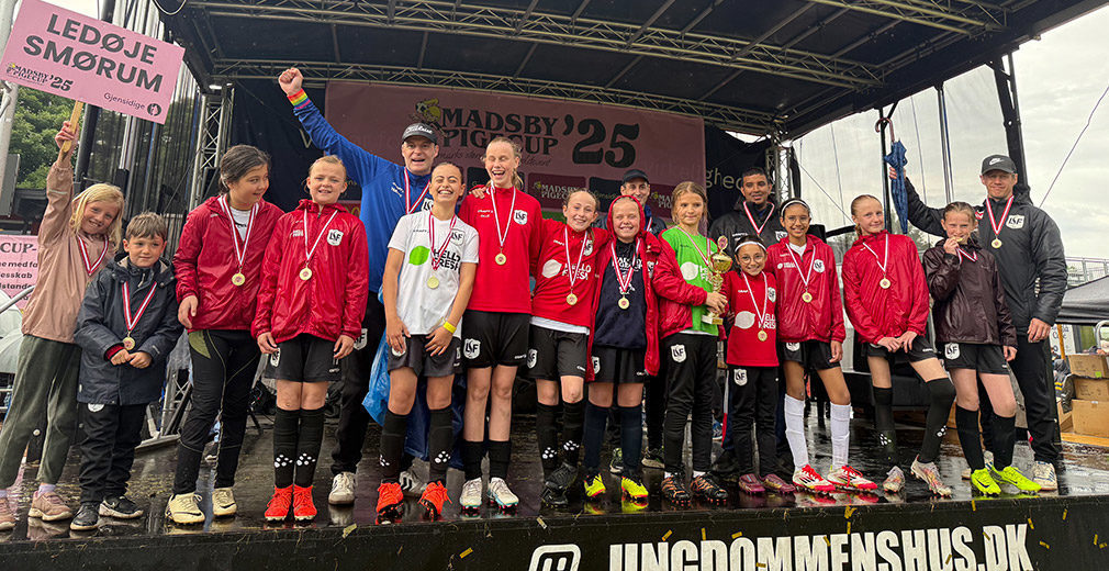 U11 pigerne vinder Madsby Cup i deres række